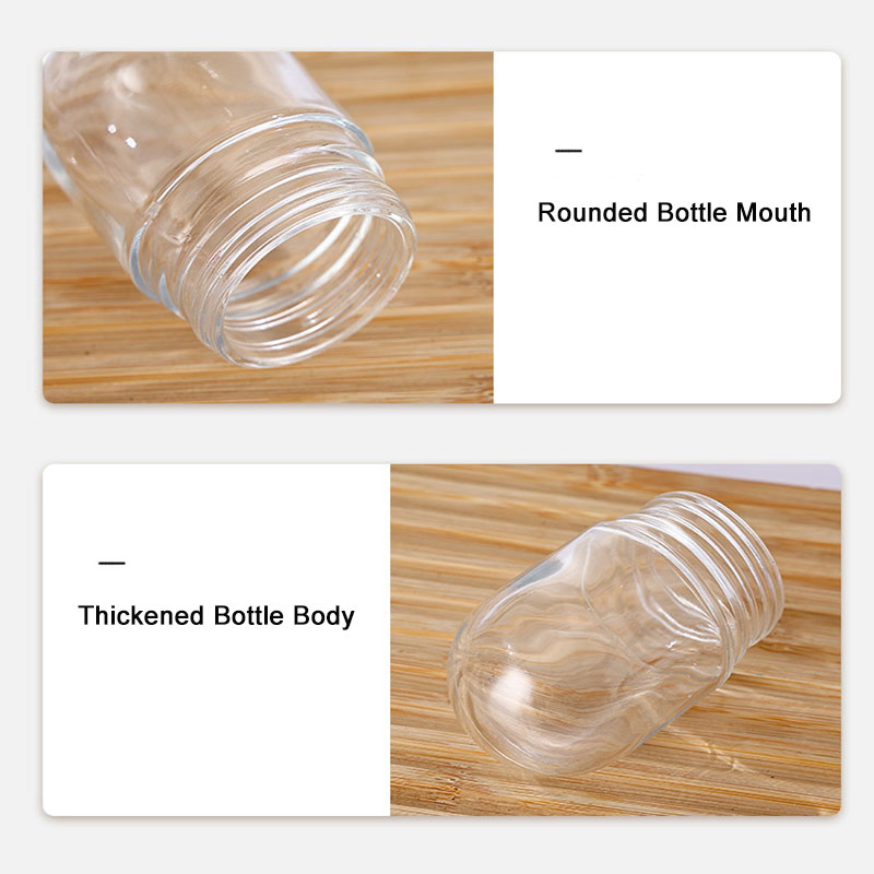 3.5 Gram Custom Candy Packaging Glass Can Food Grade Cookie Glass Bottle with Colorful Child Proof Smell Proof Plastic Cap