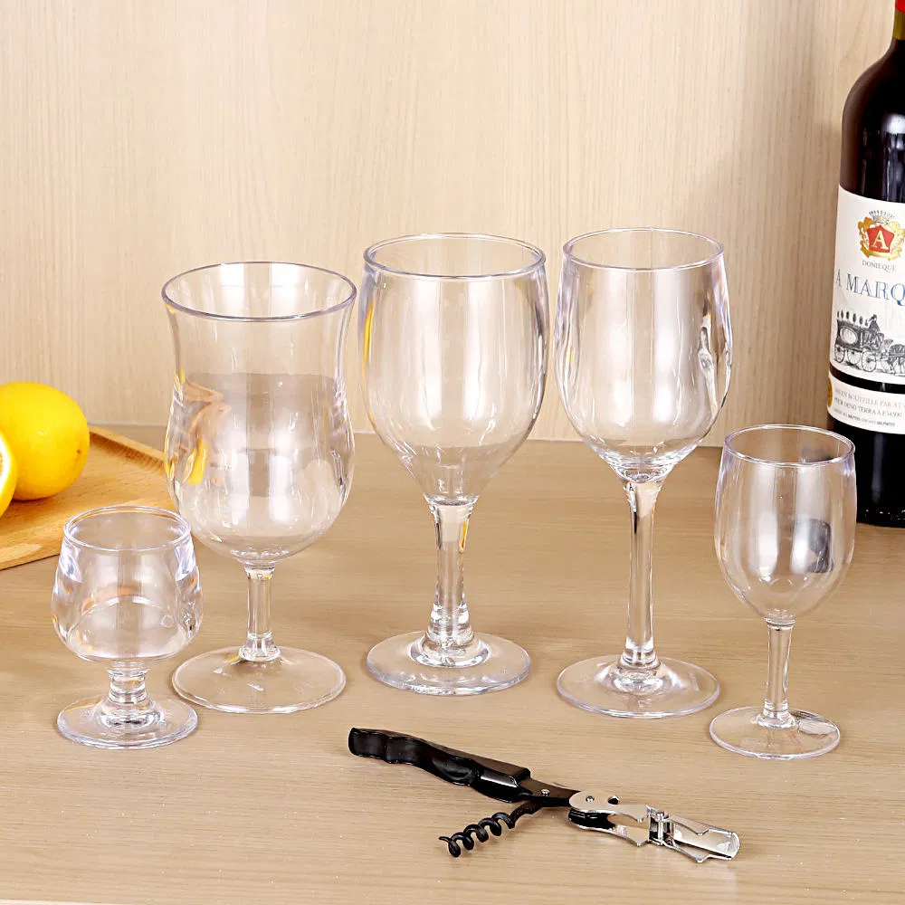 Plastic Wine Cup - Classic Clear PC Stemware for Restaurants