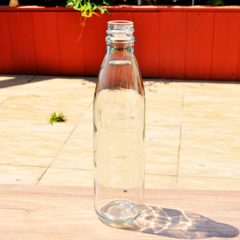 Soda Water Juice Beverage 1 L Clear Glass Bottle of Food Grade