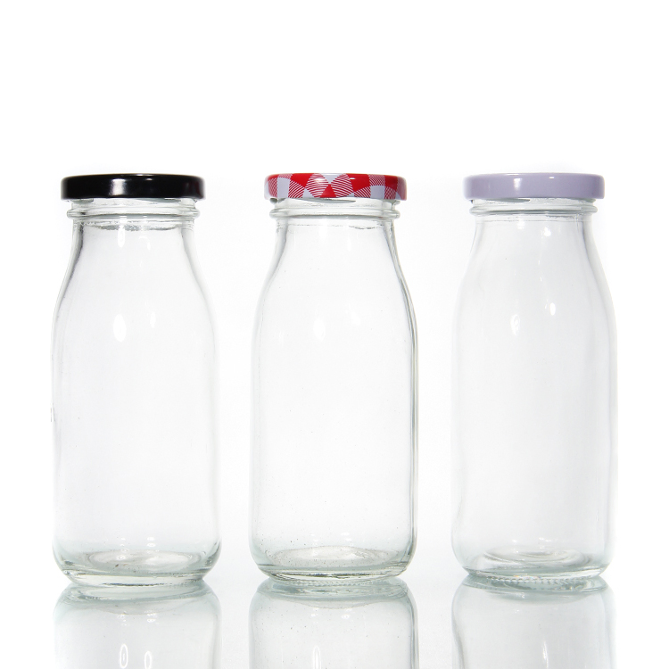 Wholesale Price Modern 500ml 1L Glass Milk Bottles for Ketchup Coffee
