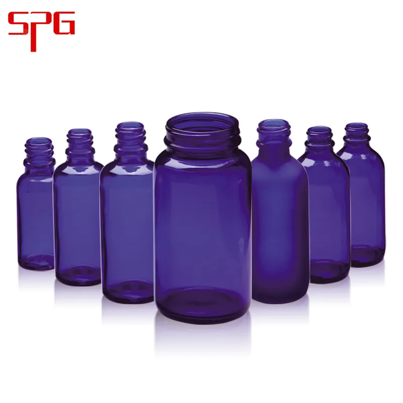 Cobalt Blue Glass Bottle