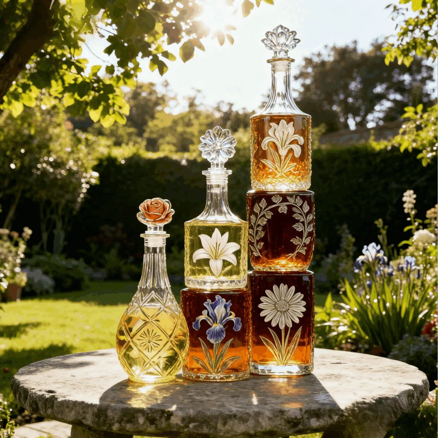 Custom Glass Bottles with Sprayer for Cleaning Products, Eco-Friendly and Reusable, Custom Logo Printing Available.