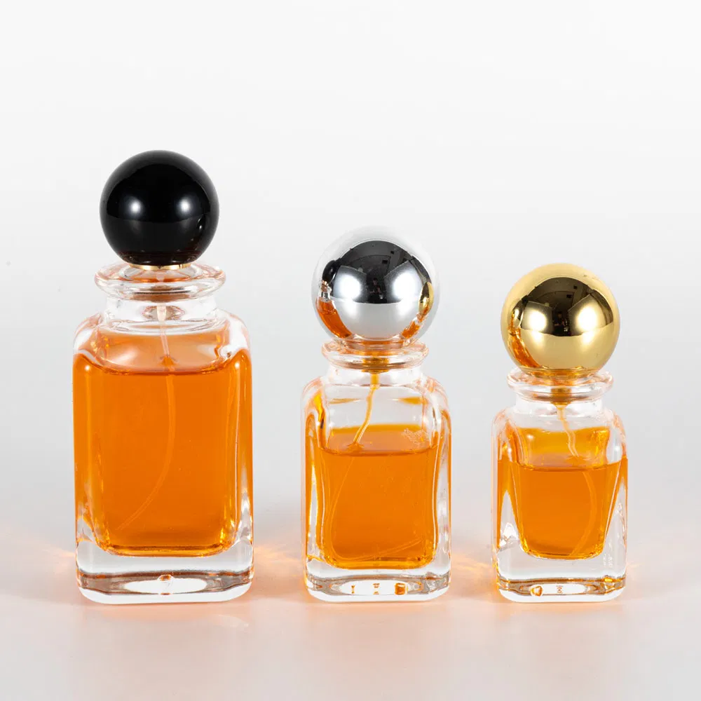 High Quality Wholesale Luxury 30ml 50ml 100ml Unique Rectangle Spray Glass Bottle Packing with Logo and Box Custom