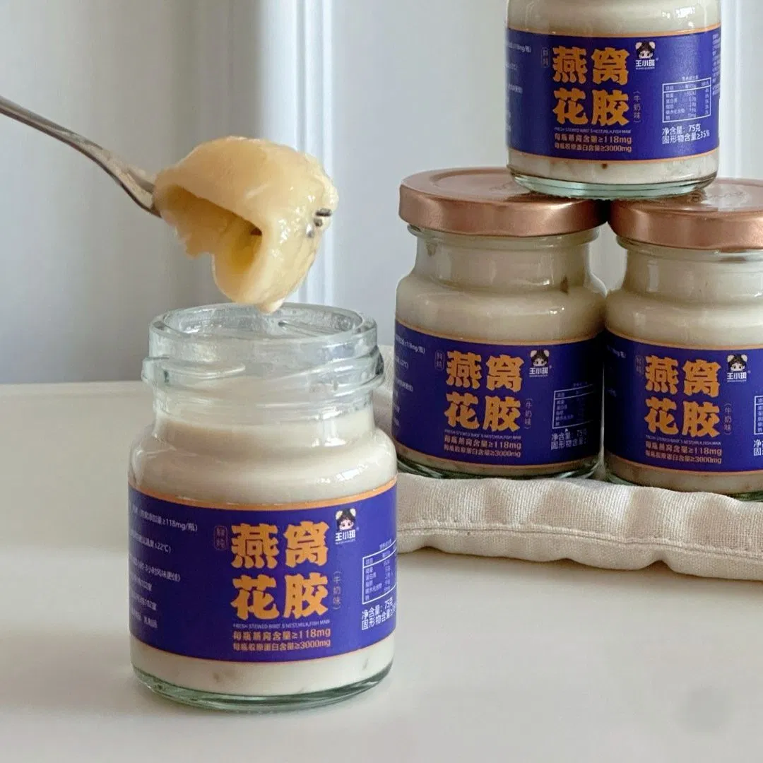 Premium Bird's Nest Fish Maw Soup with Nutrient-Rich Milk