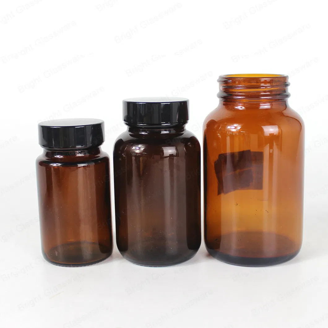 Amber Reagent Bottle Display 6