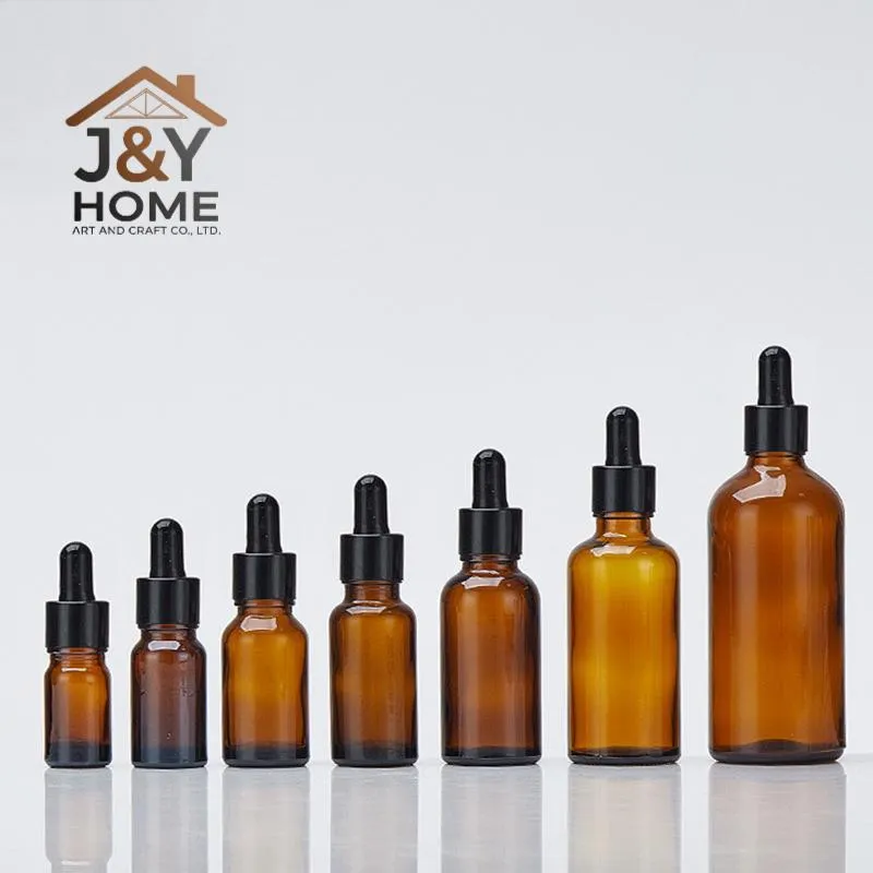 Amber Glass Bottle View 2