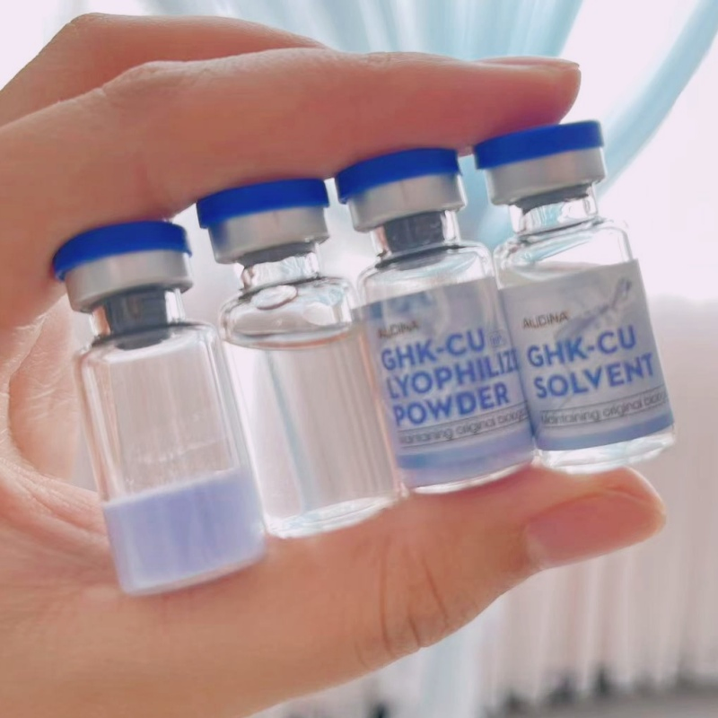 G Wholesale Repairing Blue Copper Peptide Ghk-Cu Serum Firming Anti Wrinkle Skin Soothing Calming Face Korean Glass Skin Care