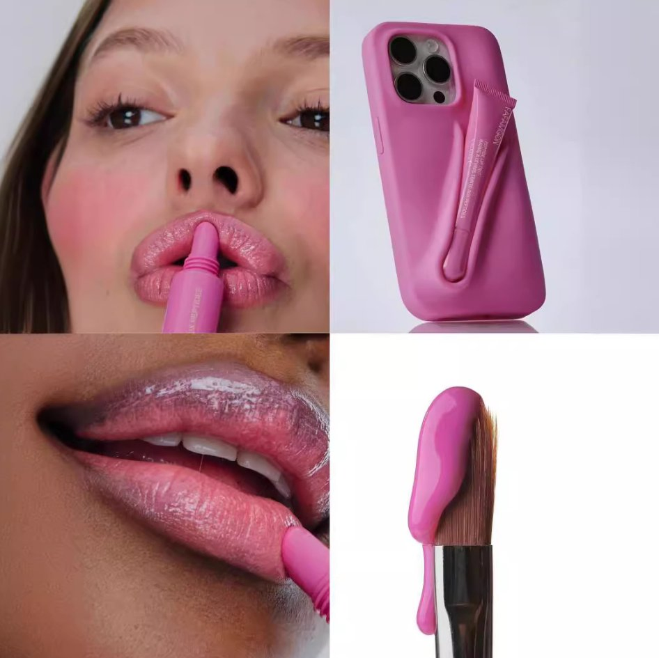 Online Wholesale and Retail 8 Color Lip Oil Pigmented Vegan Moisturizing Hydrating Nourishing Squeeze Me Lip Plumping Lip Treatment Peptide Liquid Lip Tint