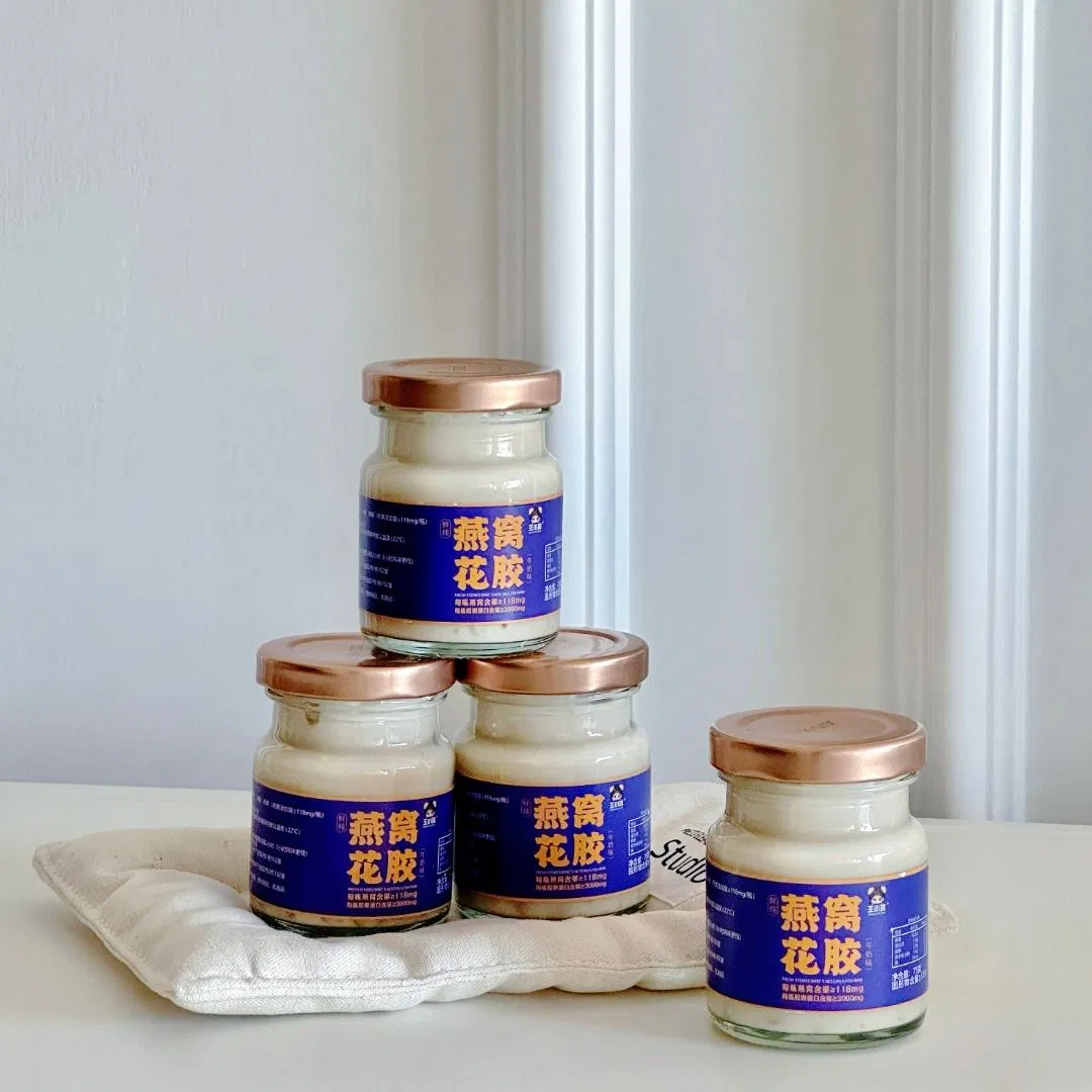 Premium Bird's Nest Fish Maw Soup with Nutrient-Rich Milk