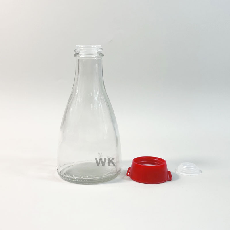 Household Kitchen Oil Bottle Soy Sauce Vinegar Cooking Storage Bottle Glass Oil Pot