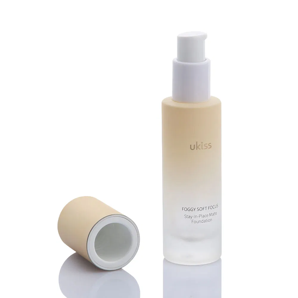 High End Cosmetic 30ml Glass Lotion Bottle with Pump Sprayer