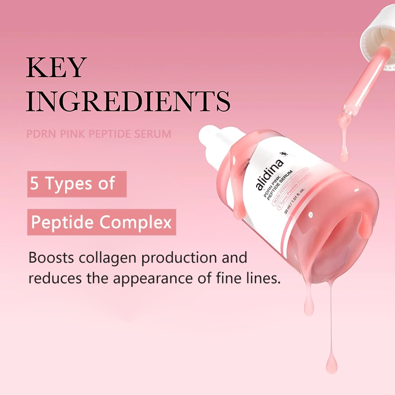 G Pdrn Pink Glass Glow Serum for Moisturizer Soothing Firming Uneven Skin Tone Rose Pdrn Peptide Niacinamide Korean Skin Care