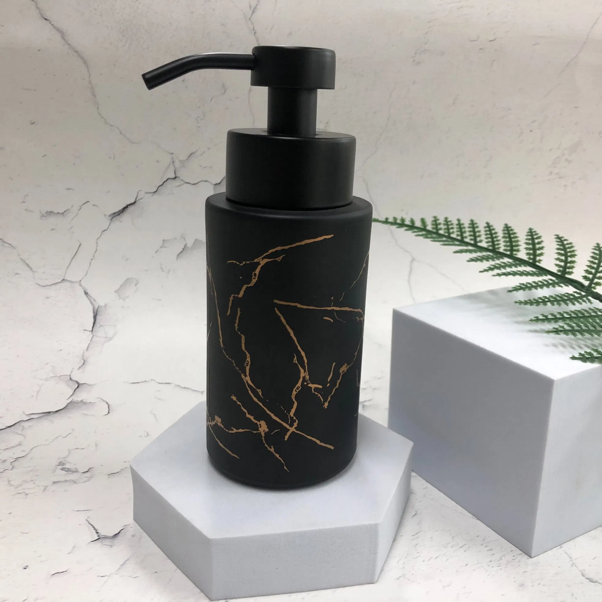 280ml Cosmetic Luxury Glass Bottle for Shampoo and Lotion