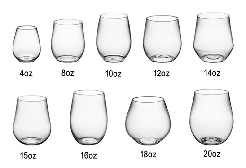 Colored Bottom Pet Stemless Glass 3