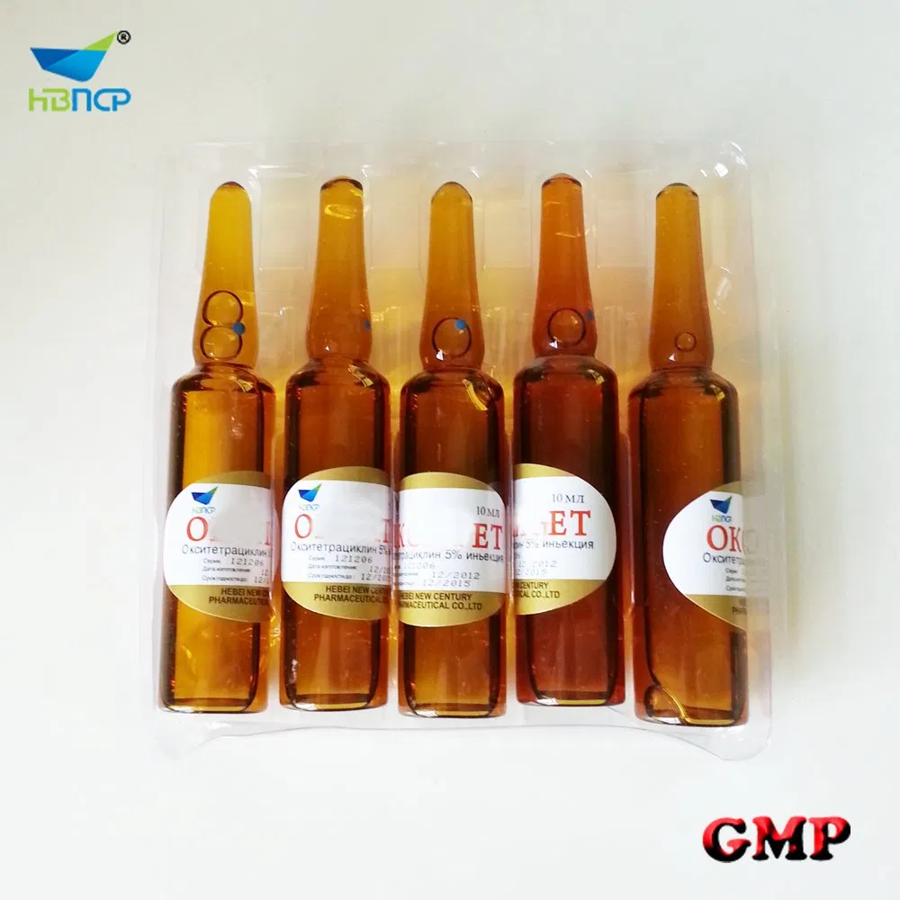 Veterinary Medicine Oxytetracycline Injection 5%, 10%, 20%, 30%
