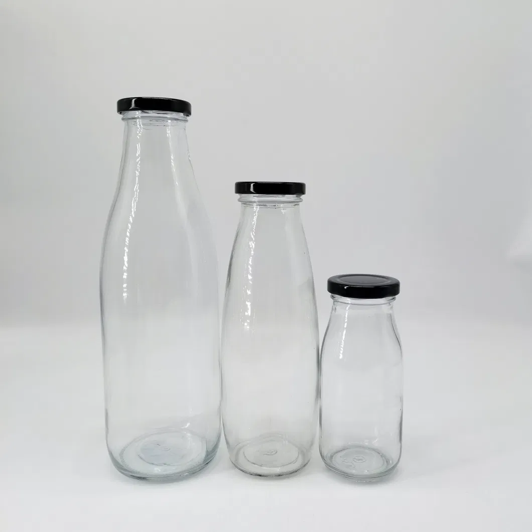 Glass Milk Bottle 1