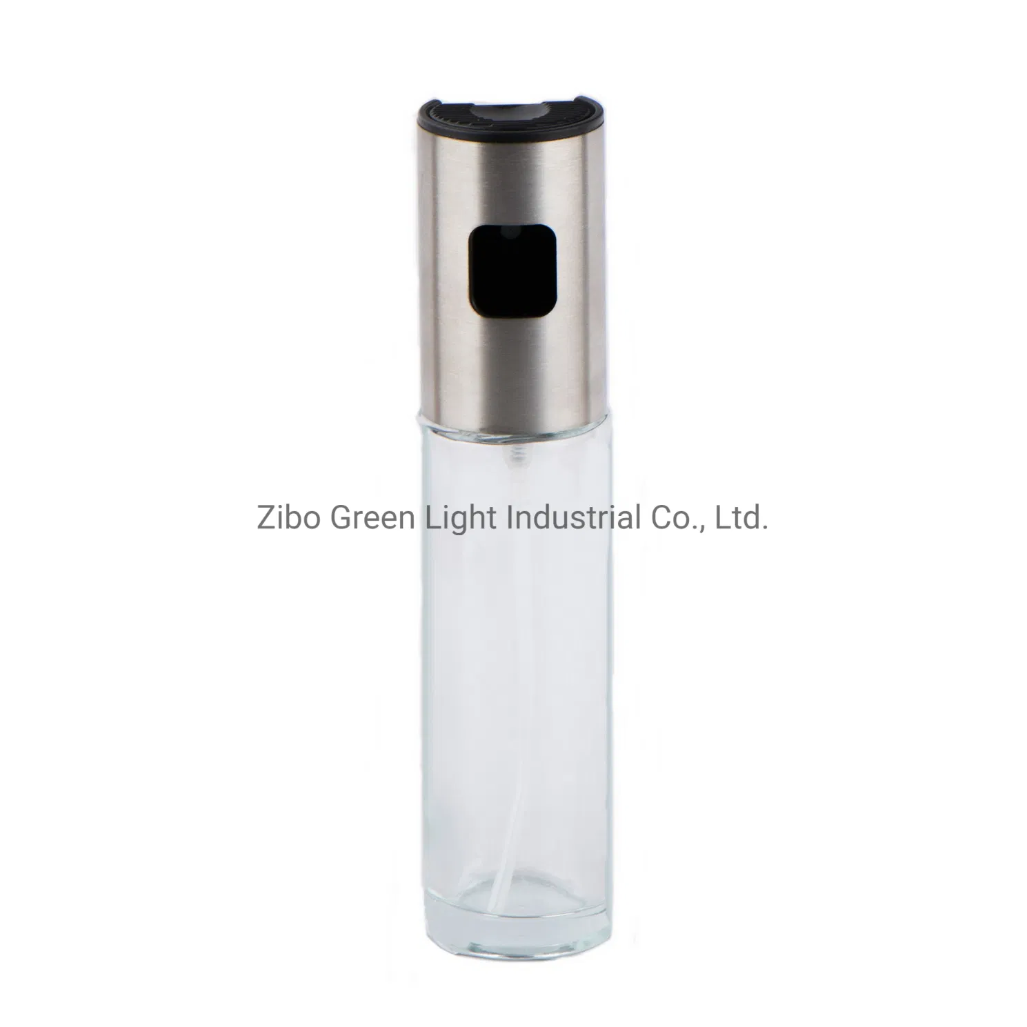 200ml Bowling Shape Glass Oil Spray Bottle/Olive Oil Bottle/Oil Dispenser/Glass Bottle/Glass Dressing Bottle with Stainless Steel Spray Lid