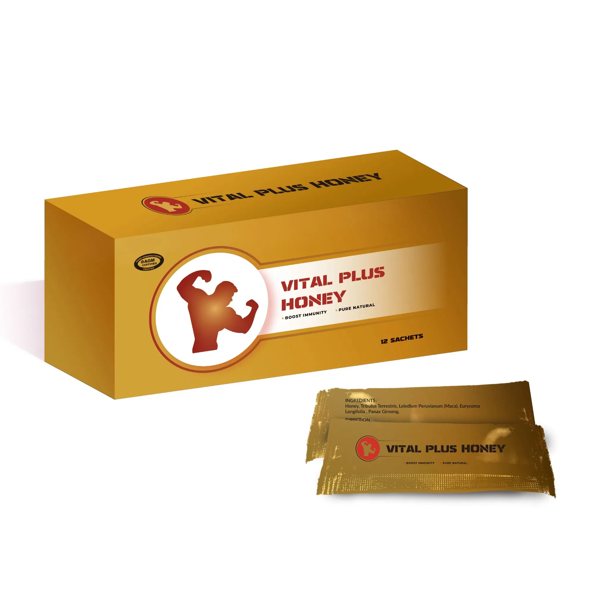 Free Sample Customized Female Libido Juicy Honey Miel Aphrodisiaquewith Good Effect