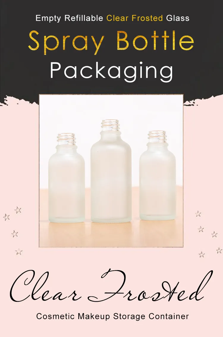 Glass Cosmetic Packing