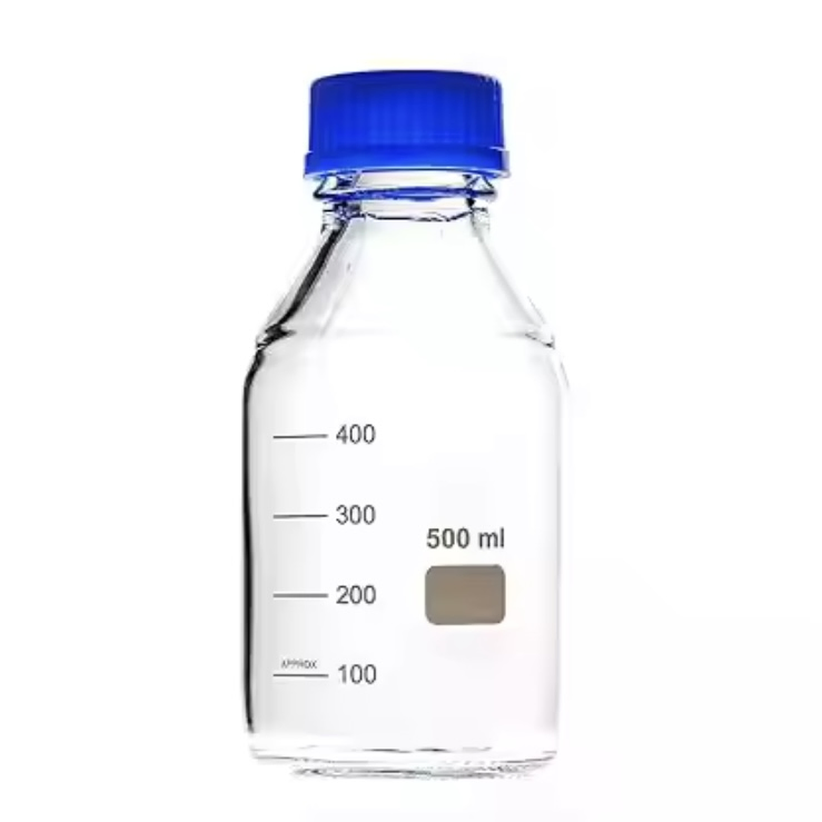Premium Glass Reagent Bottle for Safe Storage and Precision Measurement