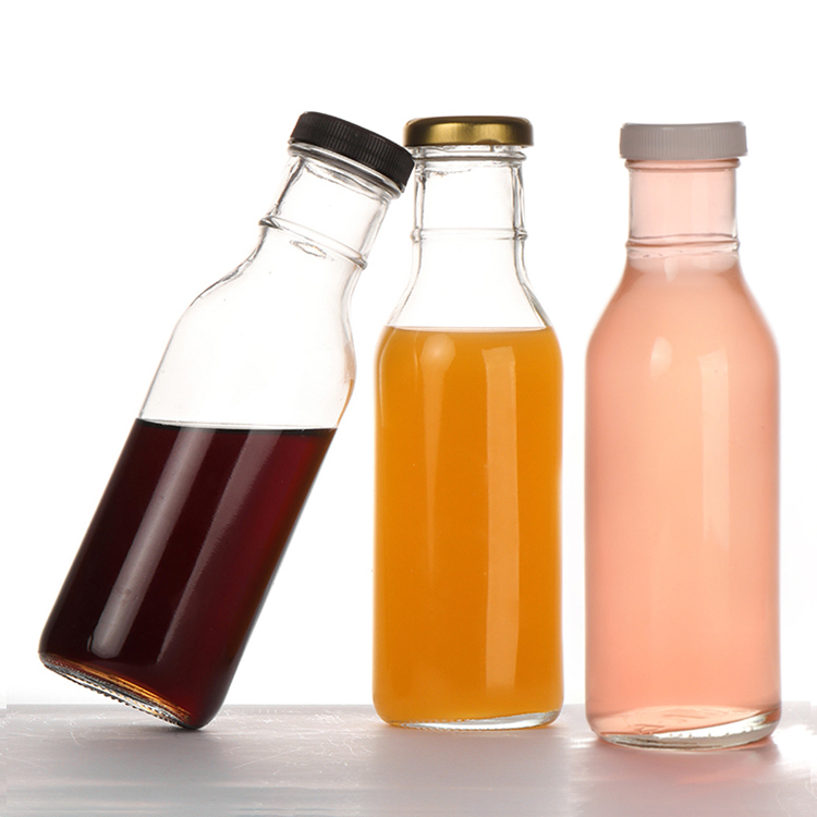 Factory Price 150ml 250ml 350ml Frosted Unique Milk Botella De Vidrio for Juice