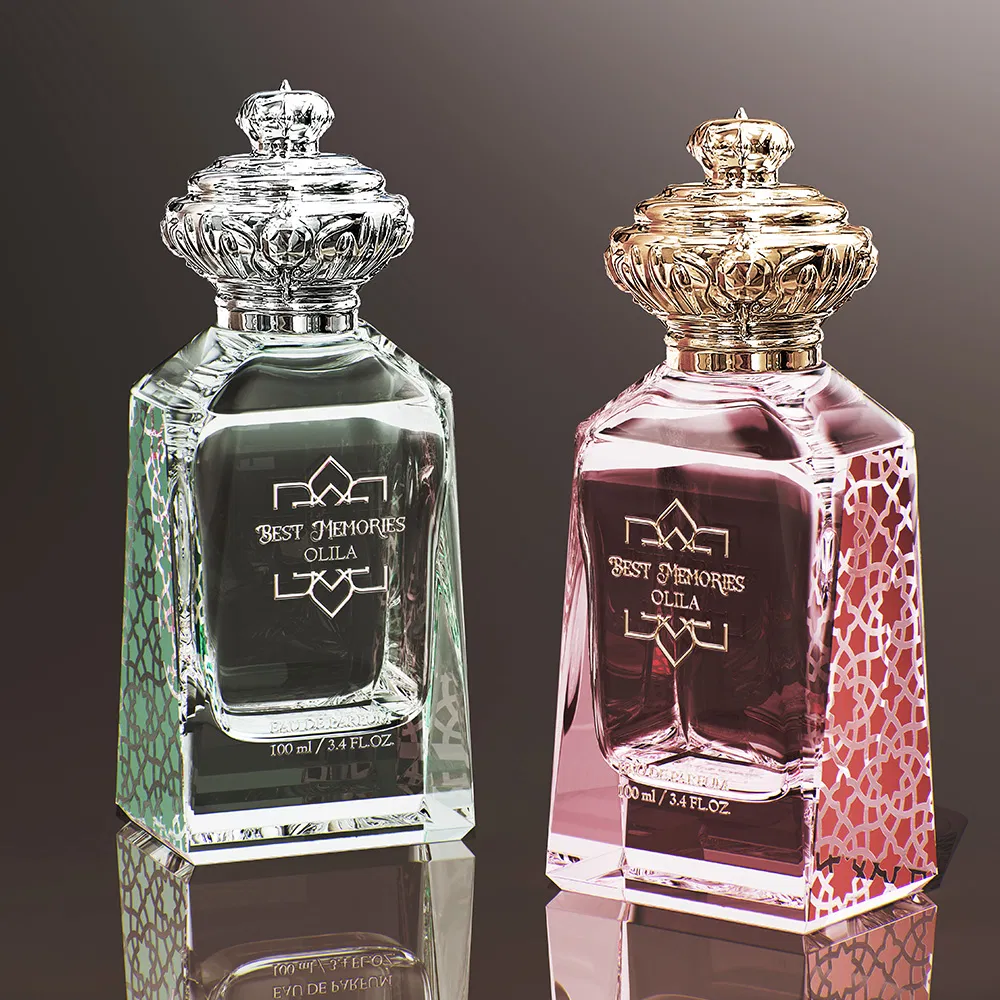 Custom Luxury Perfume Glass Spray Bottle with Box 3/5/10/30/50/100/125/150/200ml