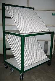 Heavy-Duty Twin Level Glass Harp Storage