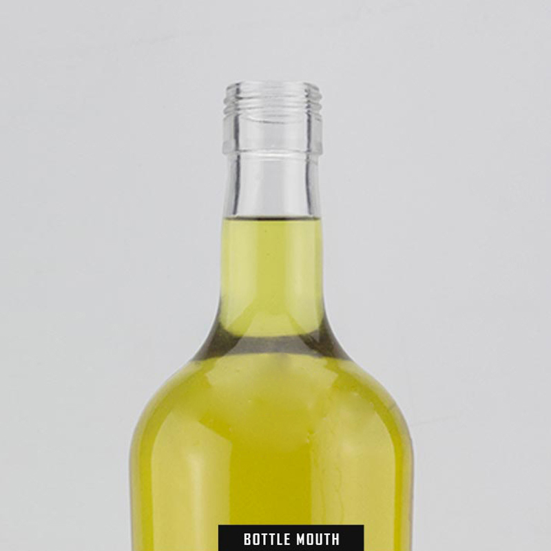 Wholesale Custom Logo 200ml 375ml 500ml 700ml 750ml Super Flint Glass Wine Vodka Liquor Glass Bottle