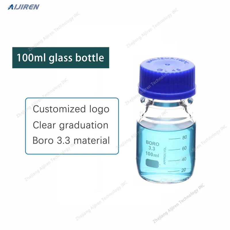 Glass Media Storage Reagent Bottle