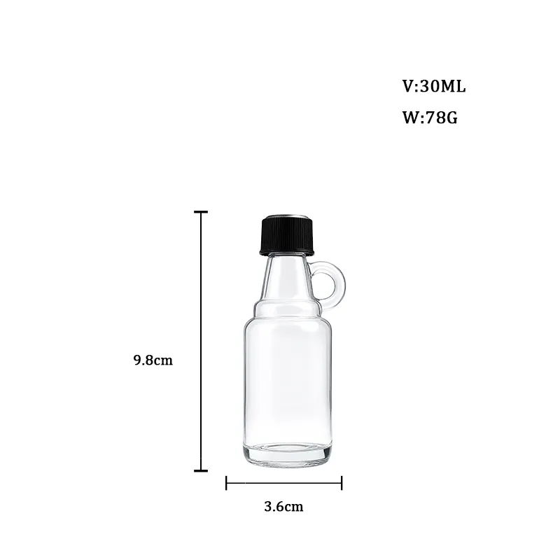 30ml Glass Wine Bottle
