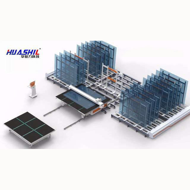 Multi-Function Automatic Glass Storage with CNC Glass Loading and Cutting Machine for Flat Glass