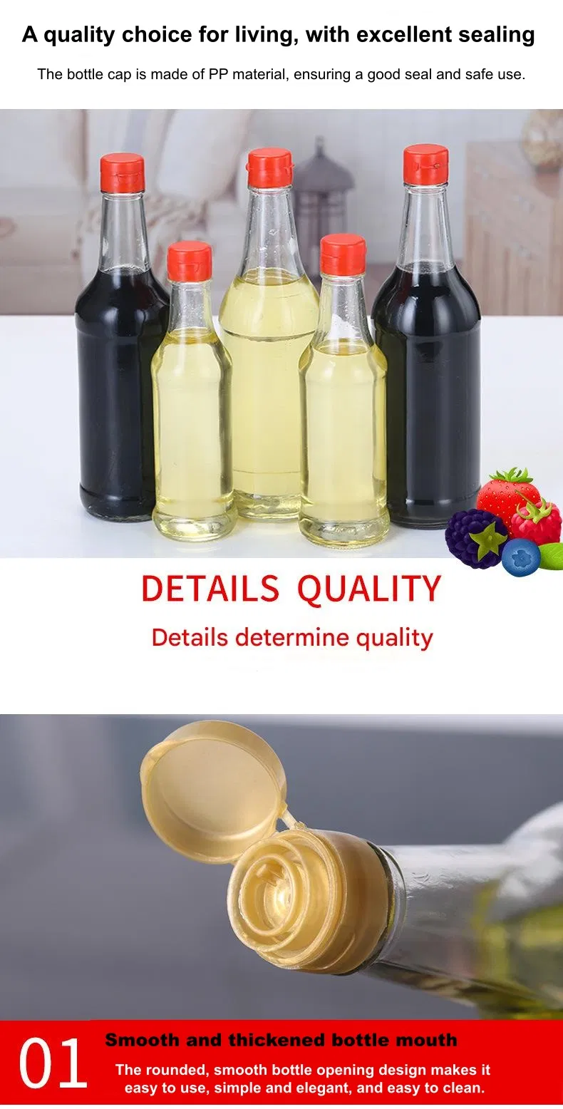 Kitchen Glass Condiment Bottle 4