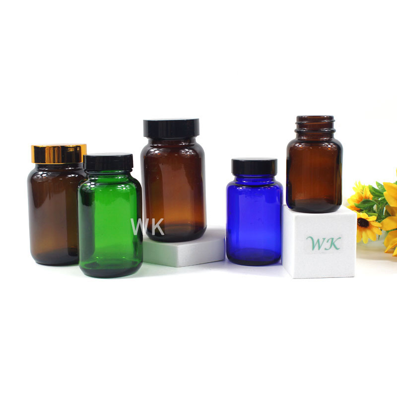 Custom Service 100ml 150ml 200ml 250ml Wide Mouth Glass Bottle for Medicine Chemical Reagent