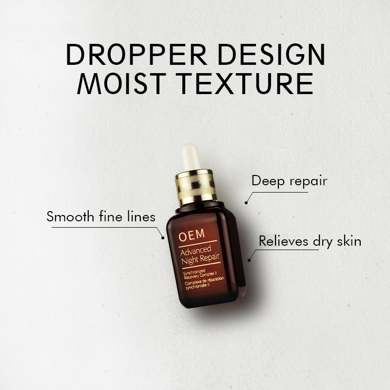 New Arrival Stock Products Custom Size Square Glass Dropper Serum Bottle 30ml Face Serum