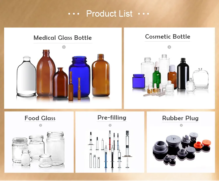 Glass Cosmetic Packing