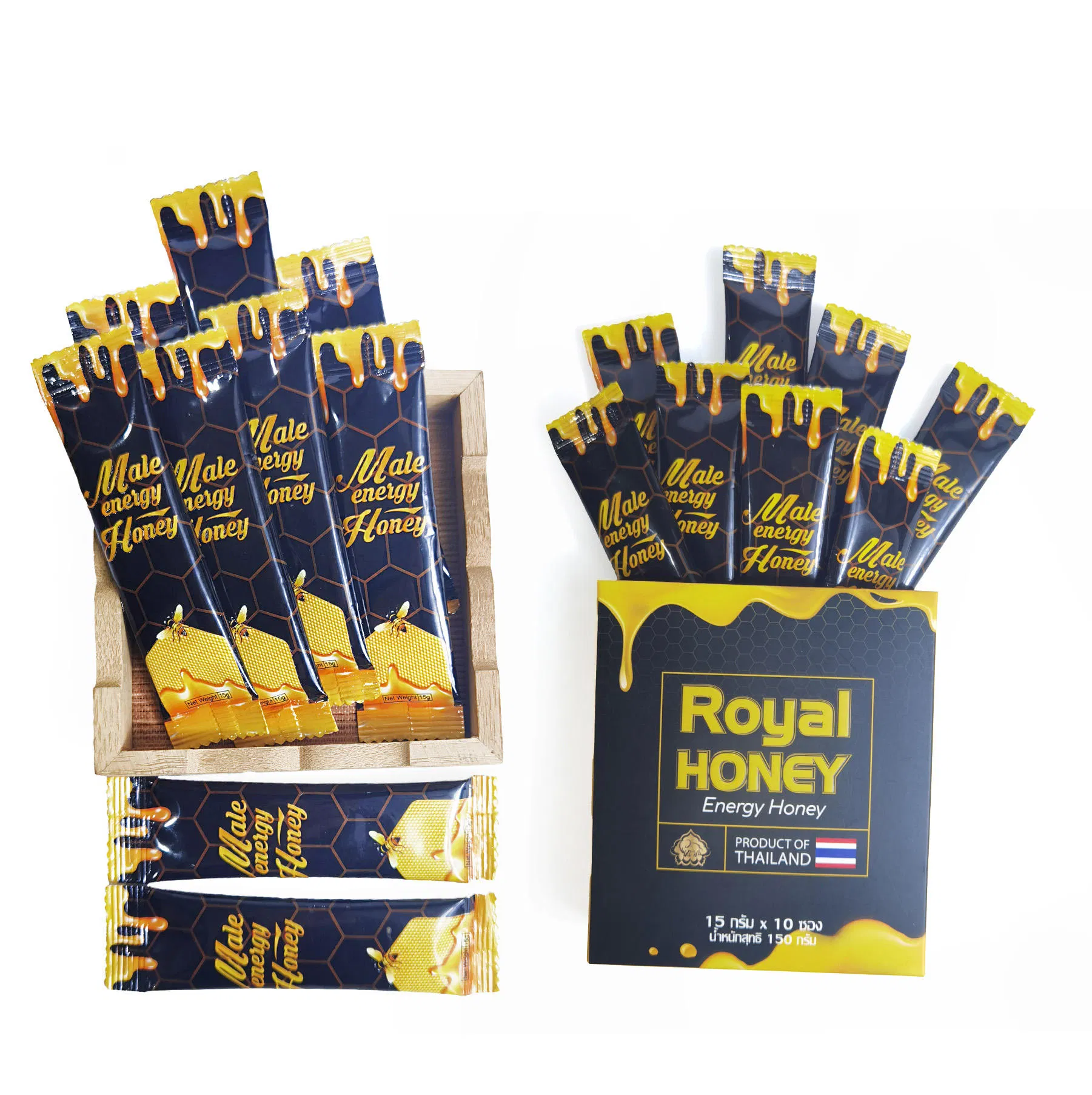 OEM Customization Service for Male Nutrition Honey Diet, Ginseng Beverage, Wild Honey Syrup, Genuine Honey