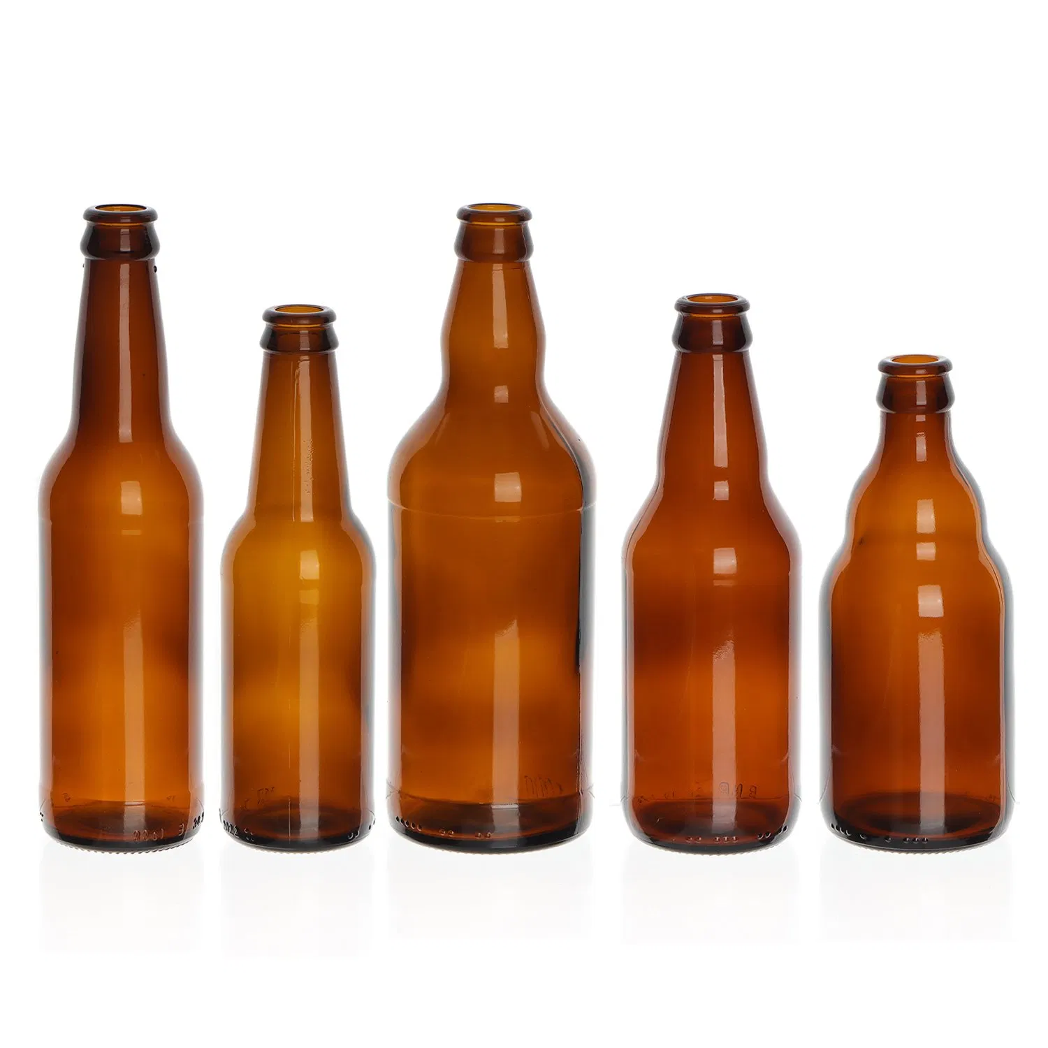 Factory Price 550ml 650ml Empty Transparent Blue for Party Celebration Use Glass Beer Bottle