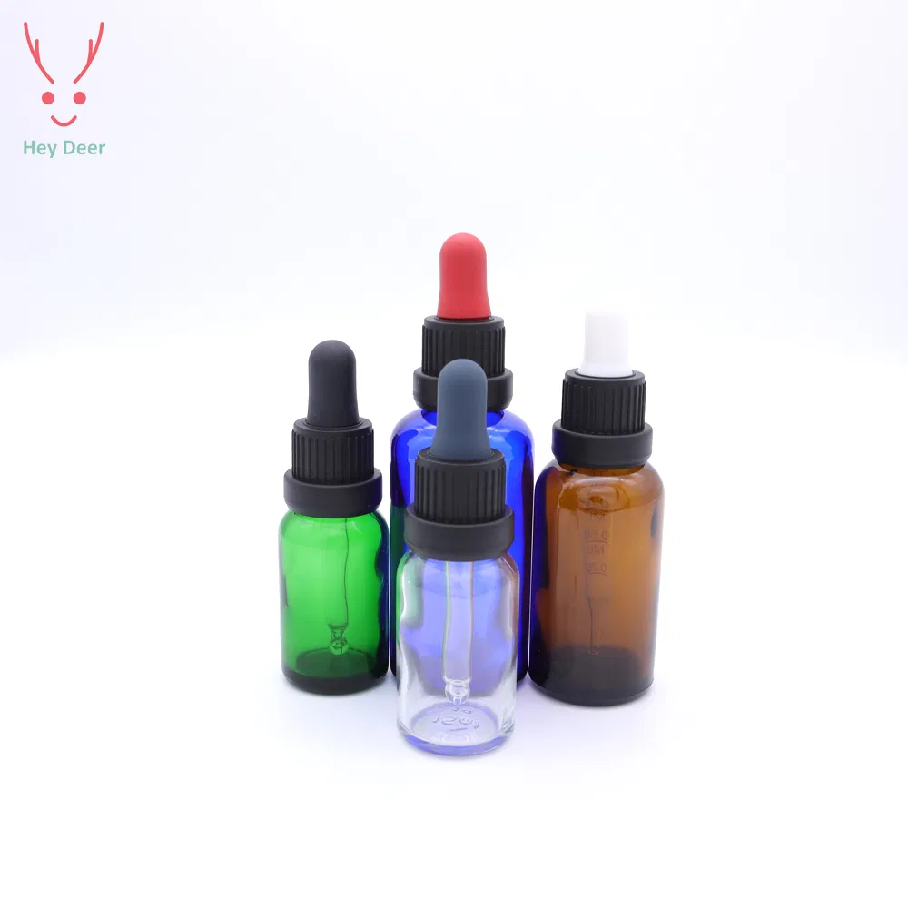 Reusable Small Wholesale Amber Essential Oil Glass Dropper Bottle