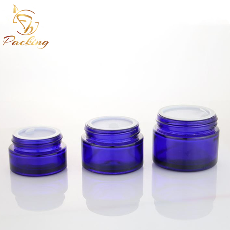 Wholesale Cosmetic Packing Bottle Cream Jar Containers with Colored Cap