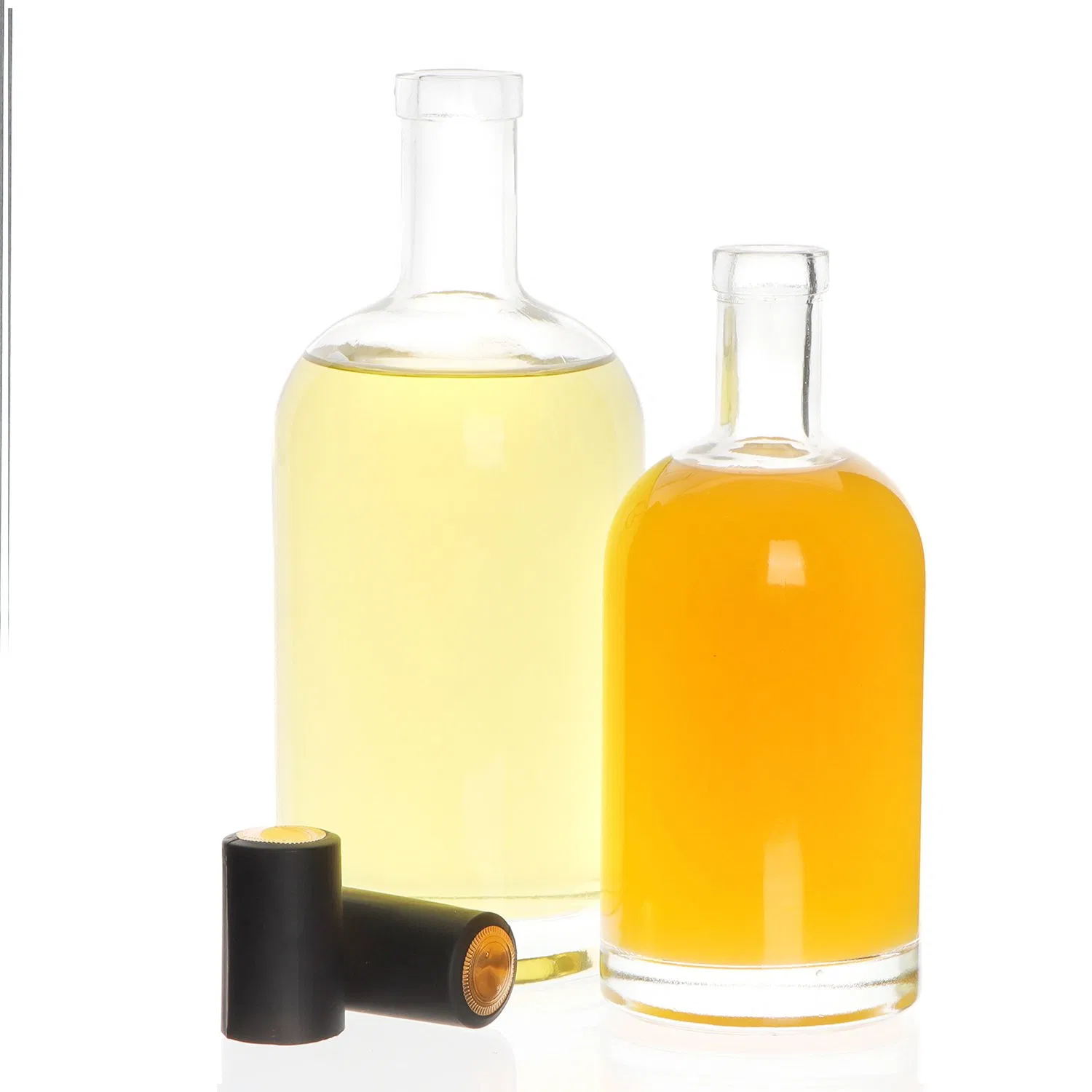 Reusable 375ml 500ml 750ml 1000ml Vodka Tequila Spirits Glass Liquor Bottle