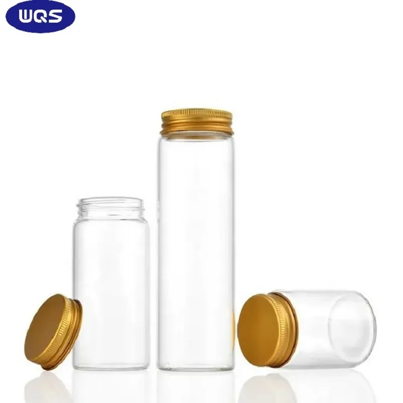 Glass Jars with Aluminum Lid