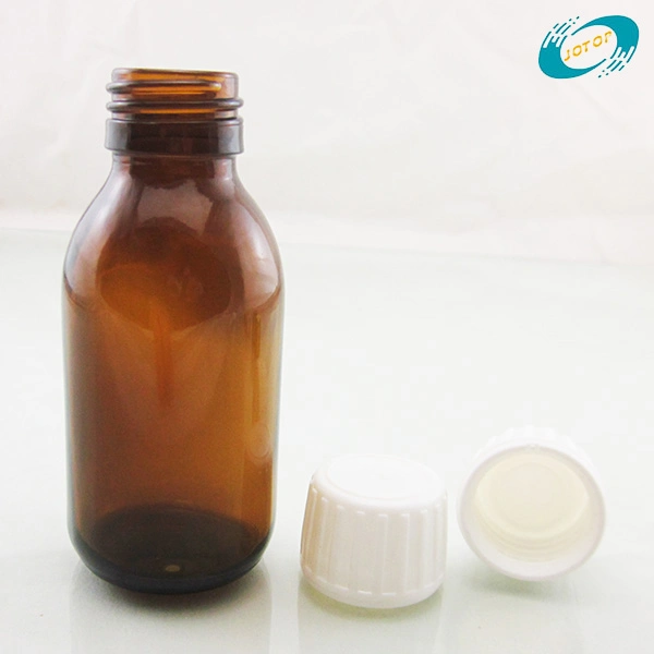 Glass Bottles for Syrup for Pharmaceutical with Amber or Transparent Color