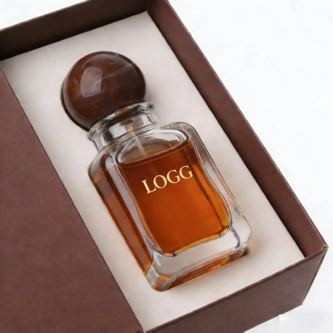 High Quality Wholesale Luxury 30ml 50ml 100ml Unique Rectangle Spray Glass Bottle Packing with Logo and Box Custom