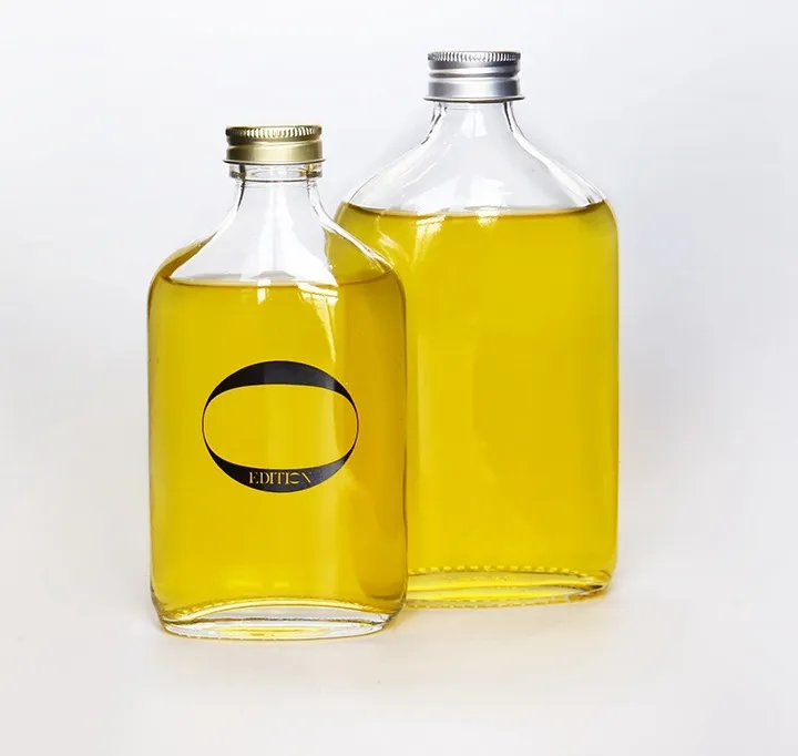 Flat Glass Bottle 1