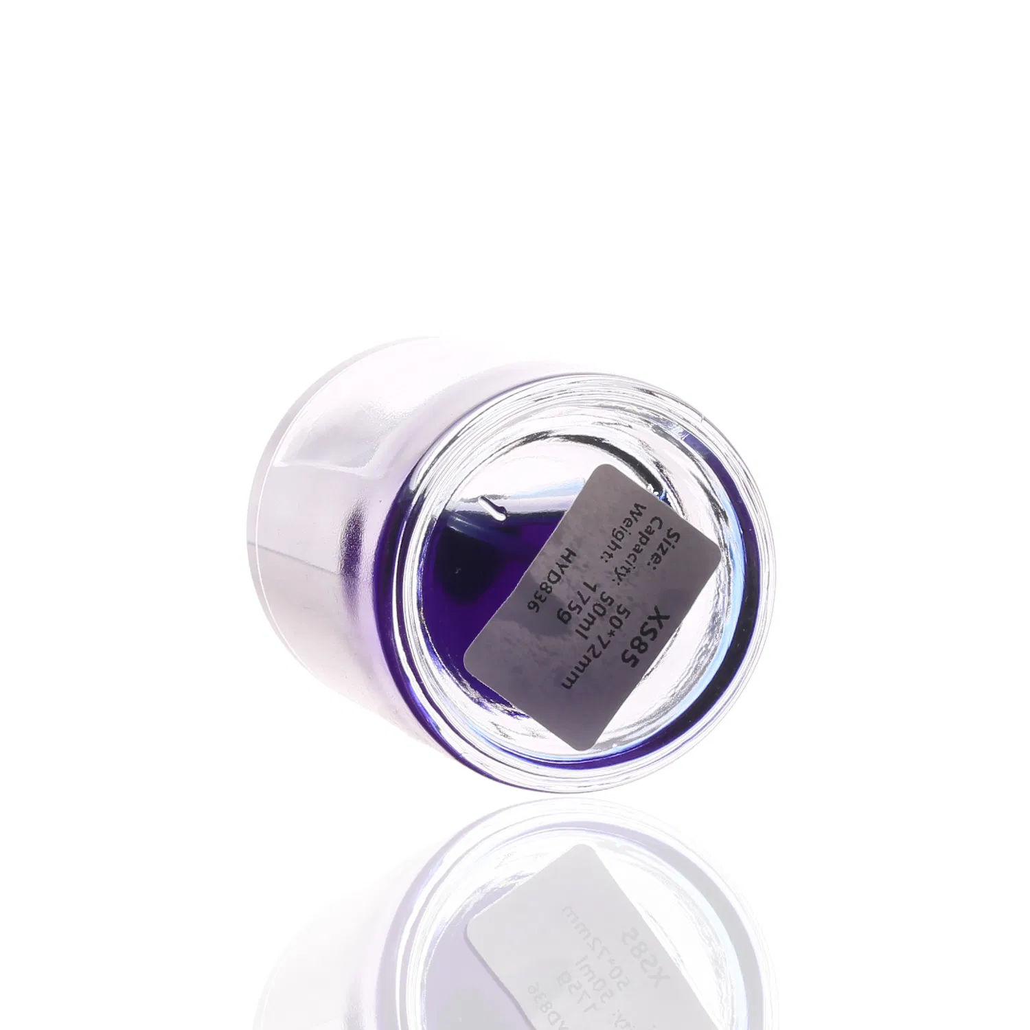 Wholesale Empty Clear Cylinder Thick Bottomed 50ml Glass Spray Bottle