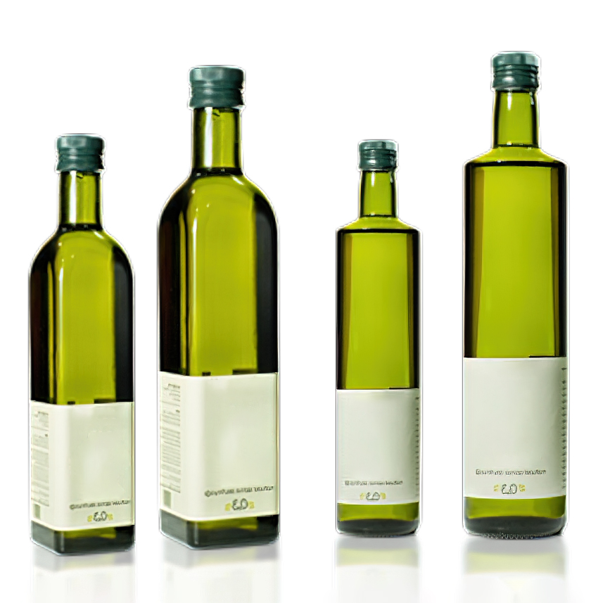 Food Grade 250ml 500ml 750ml 1L Square Glass Bottle for Olive Oil