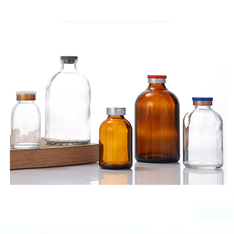 20ml Clear Moulded Glass Bottle for Animal Pet Veterinary Drug Medicine Injection