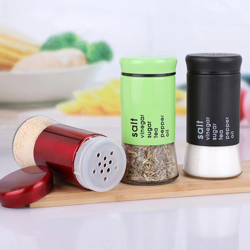 Wholesale 150ml Spice Jars Glass Salt Shaker Spice Container with Lid