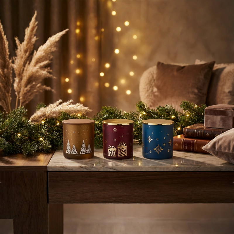 Clear Glass Candle Jar with High Transparency for Beautiful Displays