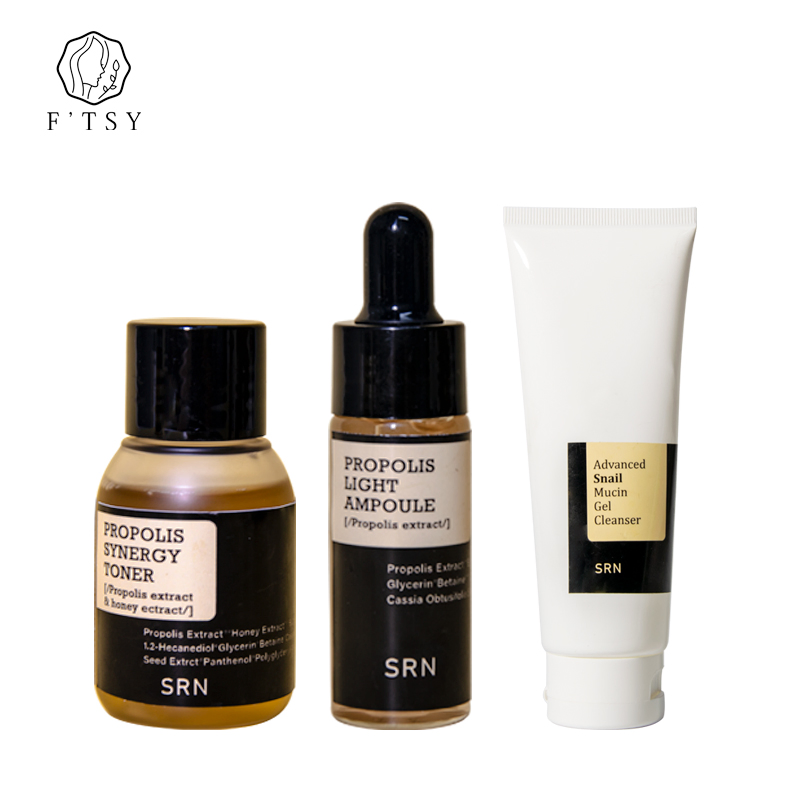 Private Label Korea Face Care Vitamin C Serum for Face Whitening Skin Purifying Bee Propolis Serum